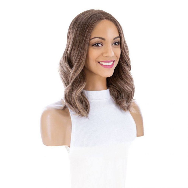16″ Divine Lace Top Wig Light Brown Babylight Zig Zag Lace Front