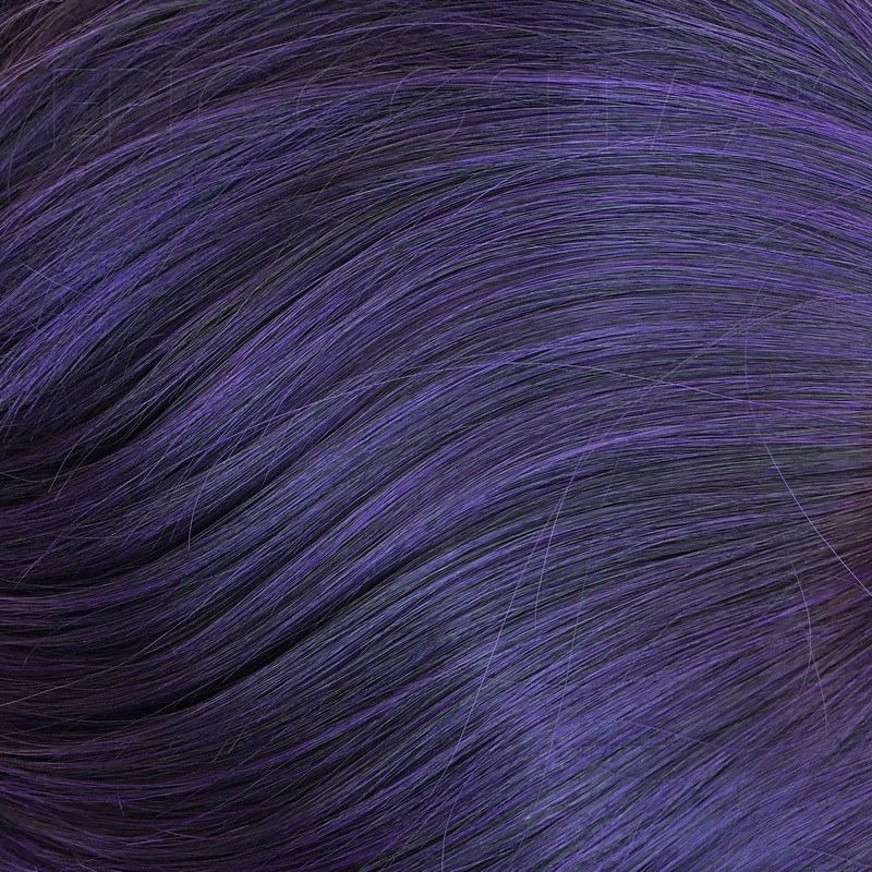 35″ Weft Extension – Purple Black Fusion