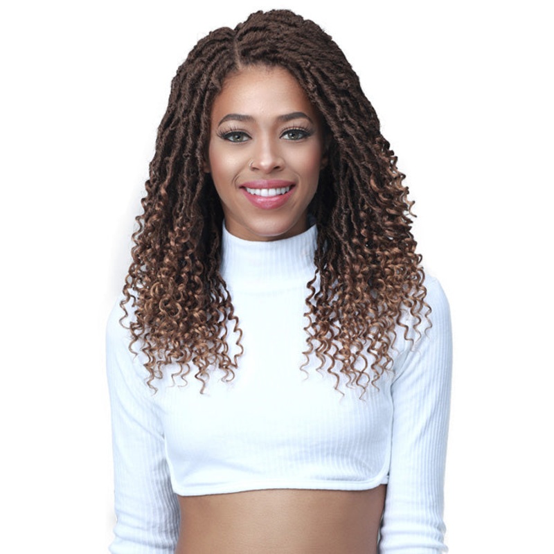 Bobbi Boss 4X4 Lace Front Wig – MLF617 MICRO LOCS CURLY TIPS 22 1
