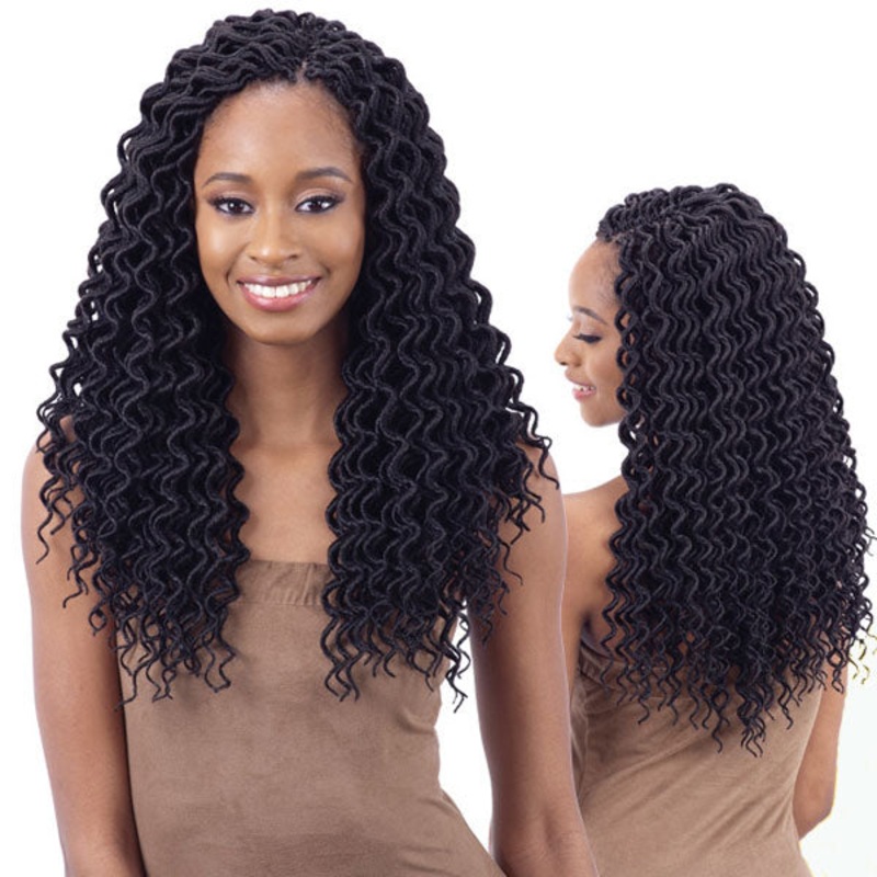 Freetress Crochet Braid – 2X SOFT FAUX LOC CURLY 14″ 1