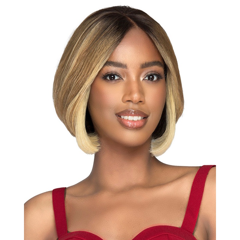 Kaylee | Lace Front Human Hair Wig by Bobbi Boss DLT1B/2718