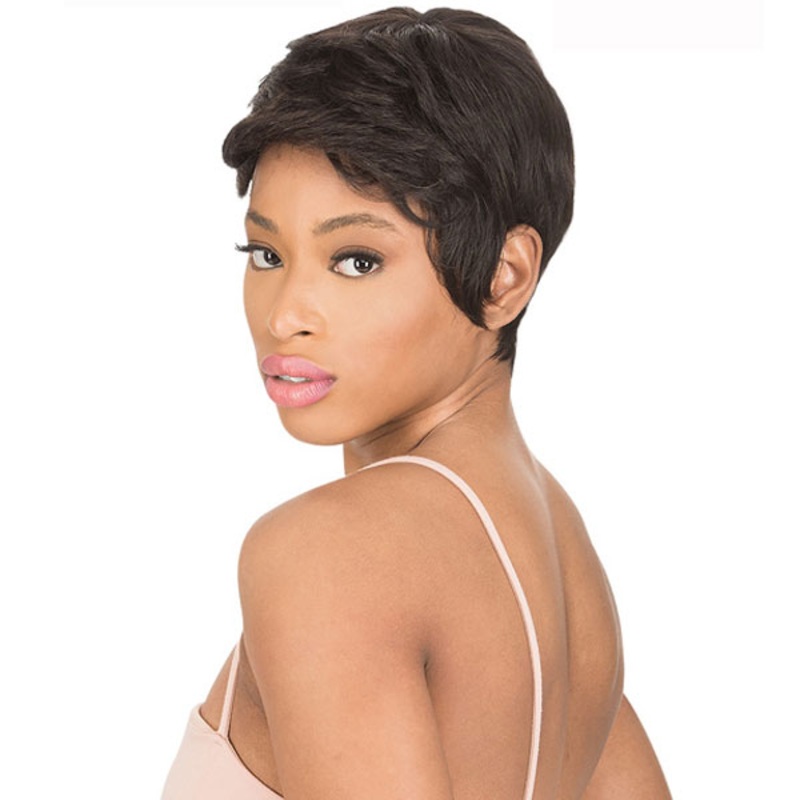 New Born Free Human Hair Ali Brazilian Wig – AW703 NATURAL