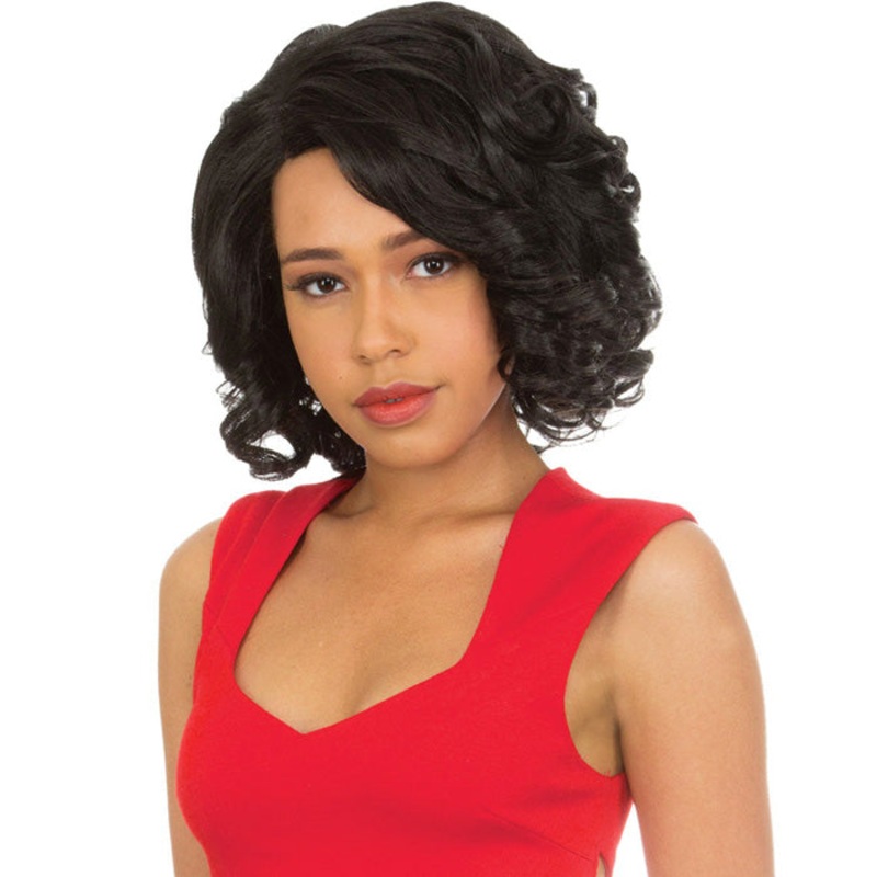 New Born Free Slim Synthetic Line Lace Part Wig SLW19 1