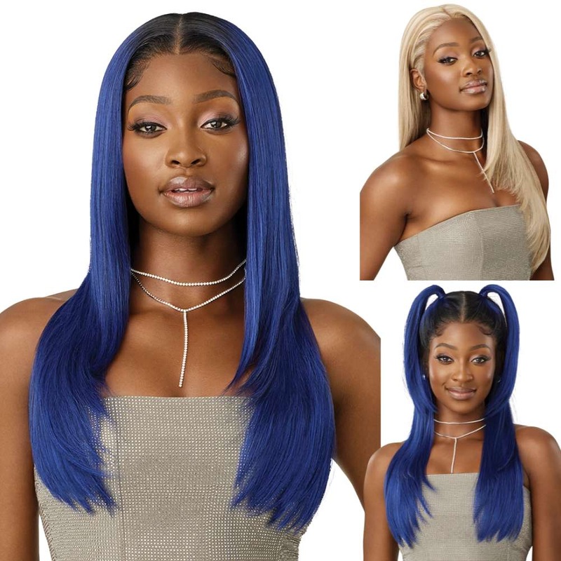 Outre Melted Hairline Swirlista HD Lace Front Wig – Swirl 113 1 JET BLACK
