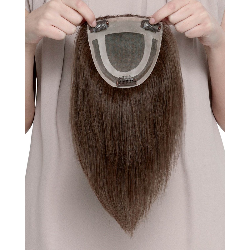 Toppiece 3001 | Monofilament Human Hair Wiglets by Louis Ferre 18Karat Gold