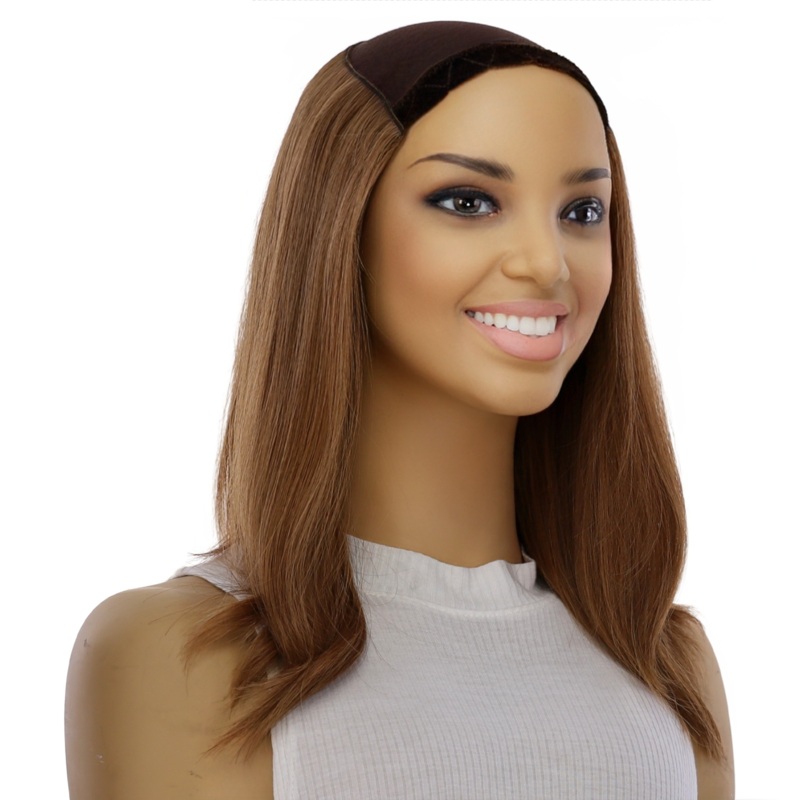 16″ HatFall Wig Strawberry Blonde Open Wefted