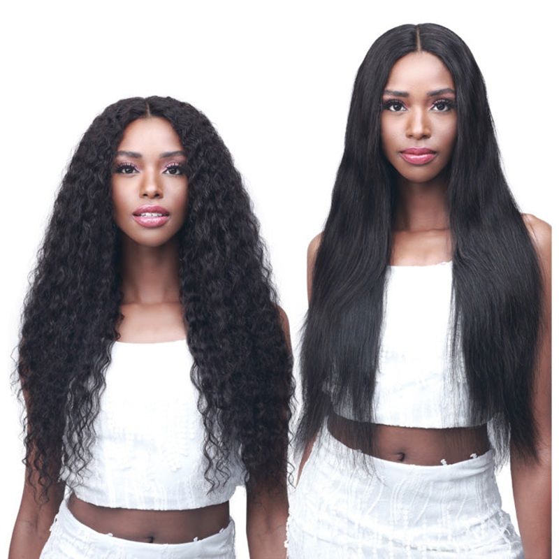 Bobbi Boss 100% Unprocessed Human Hair Wet&Wavy Weave – PINEAPPLE CURL 18″20″22″ NATURAL
