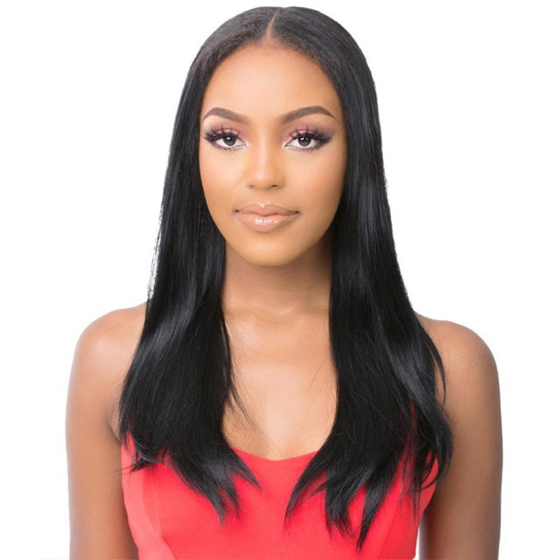 It’s a Wig 100% Natural Human Hair HH U Part Wig – STRAIGHT 22″ 1