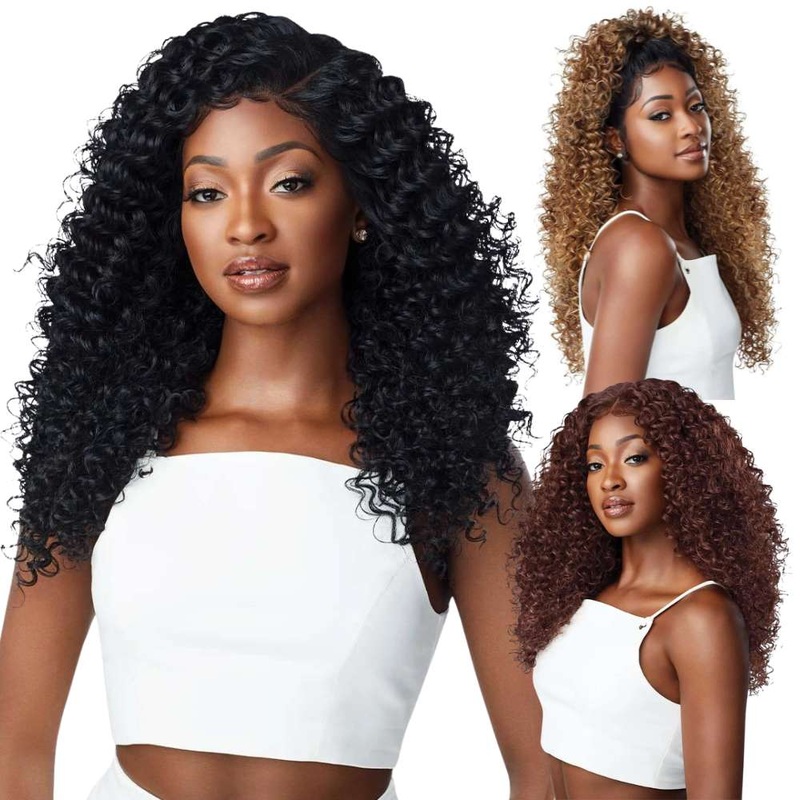 Outre Perfect Hairline 13×6 Lace Frontal Wig – Dominica 1 JET BLACK