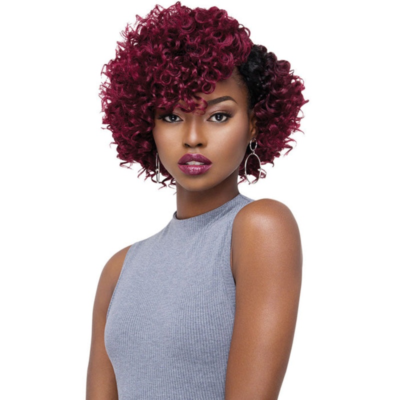 Outre Premium Purple Pack 100% Human Hair Blend Salon Set Curls Weave – ROD SET 3PCS 1