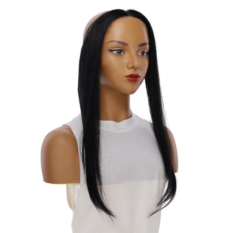 16″ Hairline Topper #Jet Black 3 cm