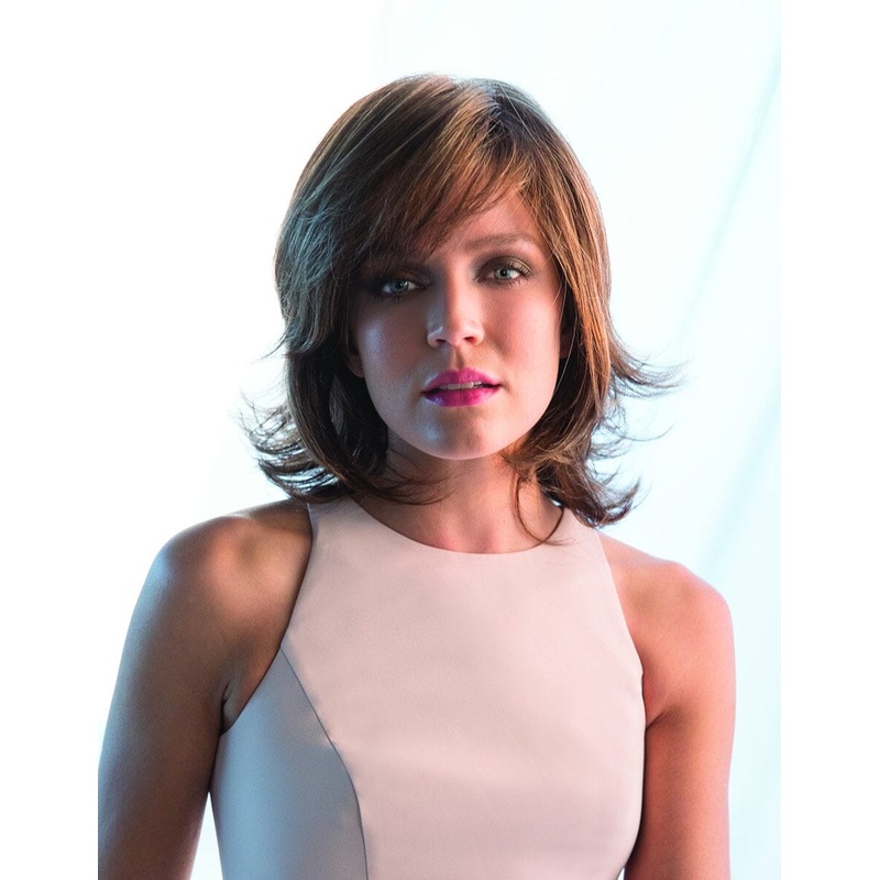 Kourtney Synthetic Wig by Rene of Paris | Discontinued | All Sales Final Dark Chocolate