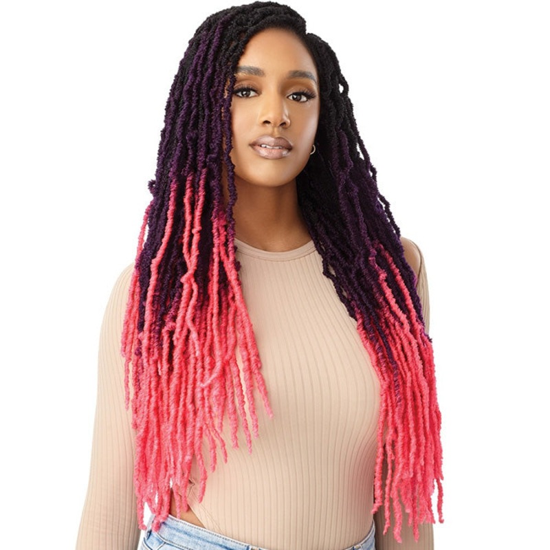 Outre X-Pression Twisted Up Crochet Braids 3X – BORABORA LOCS 24″ 1