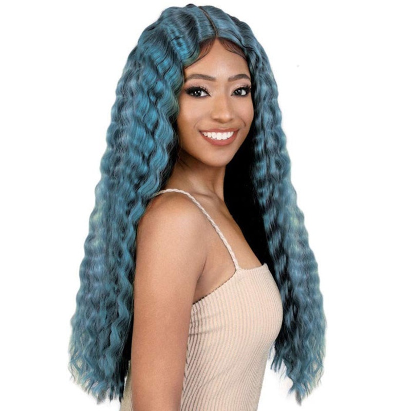 Motown Tress HD Spin Part Invisible Lace Front Wig – LDP-CRMP26 1B