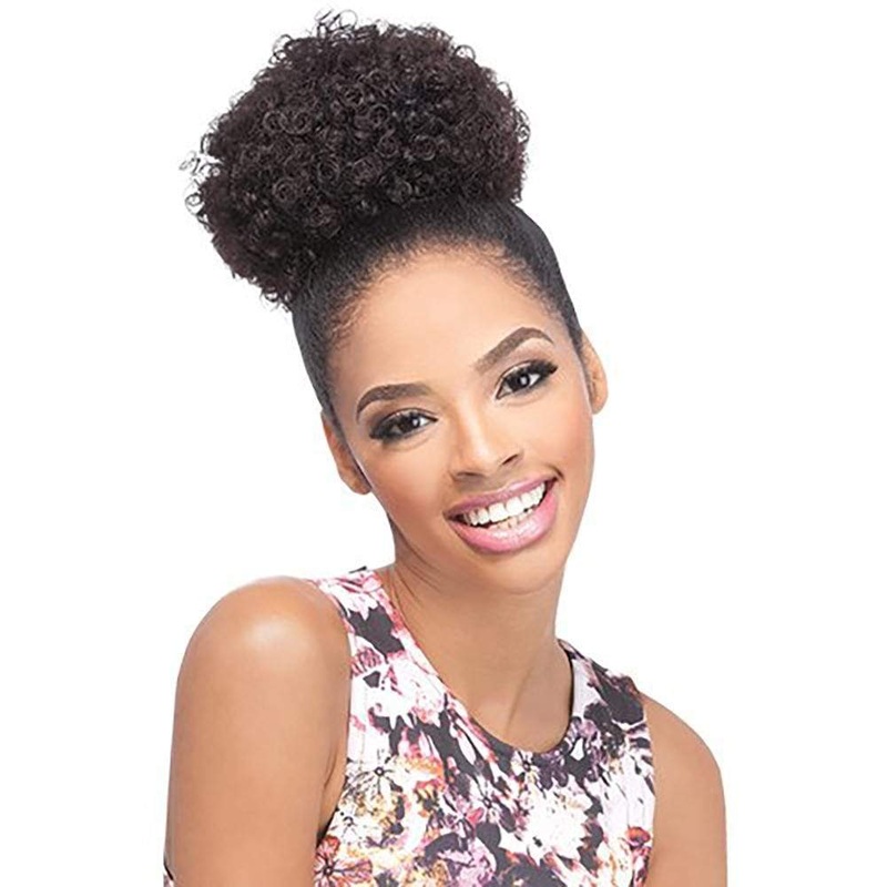 Outre Afro Puff Ponytail – Afro Small 1 JET BLACK