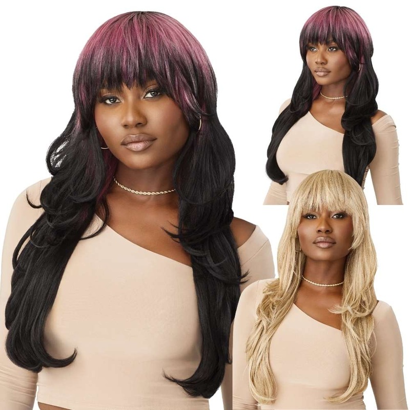 Outre Wigpop Style Selects Synthetic Full Wig – Cyra 1 JET BLACK