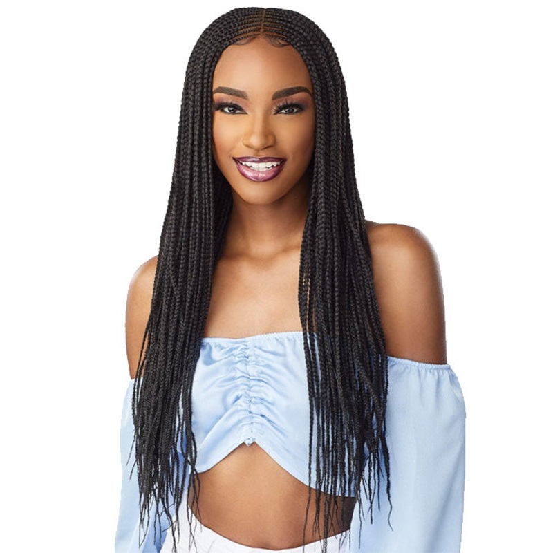 Sensationnel Cloud 9 Swiss Lace 4×5 HD Lace Front Wig – CENTER PART FEED IN 28″ 1