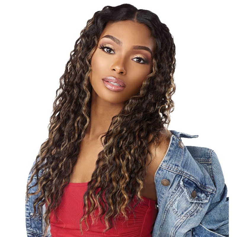 Sensationnel Curls Kinks Glueless V-Part Wig – V-UNIT 7 1