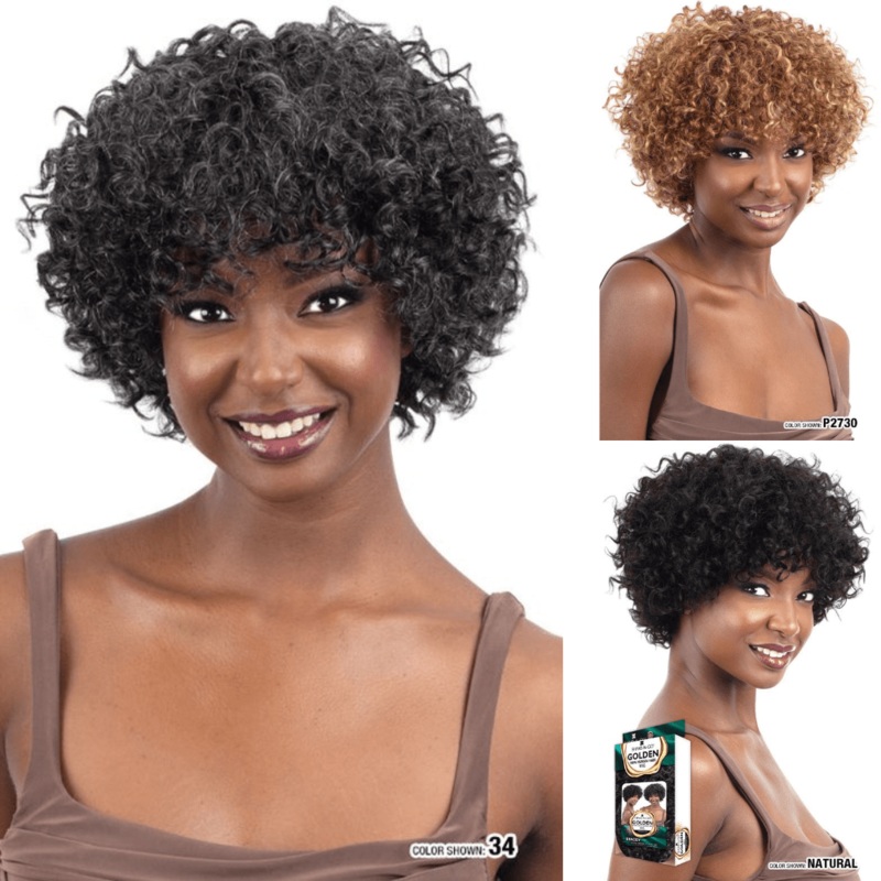 Shake-N-Go Golden 100% Human Hair Wig – Stacey NATURAL
