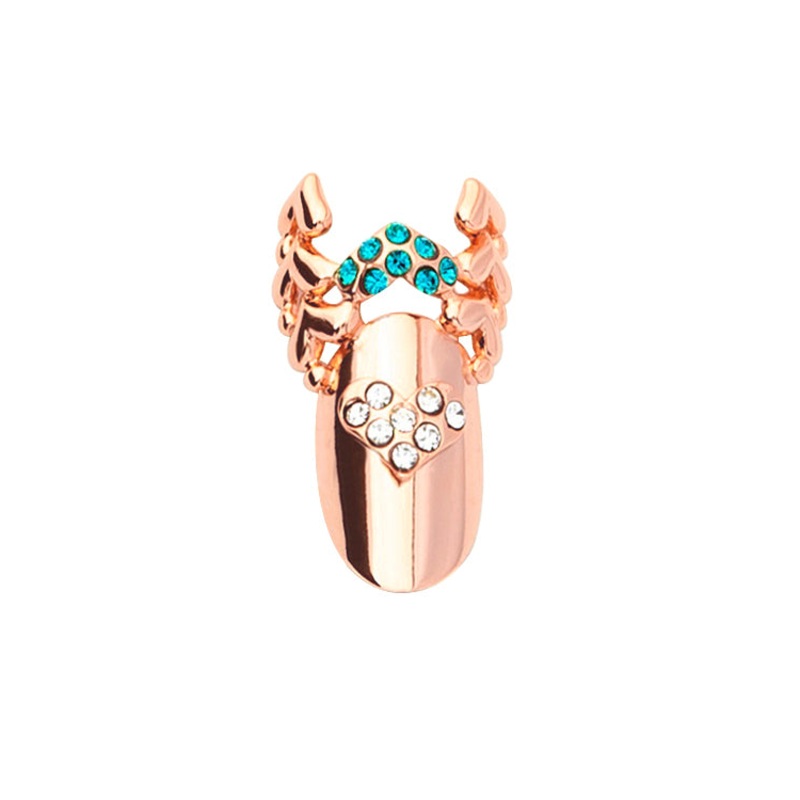 Stephen Nail Jewelry Wing (Medium-Pink Gold)