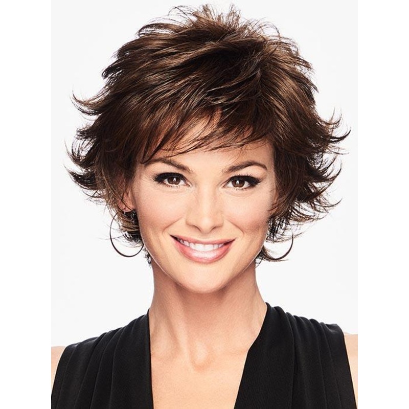 textured flip wig r8/29s glazed hazelnut