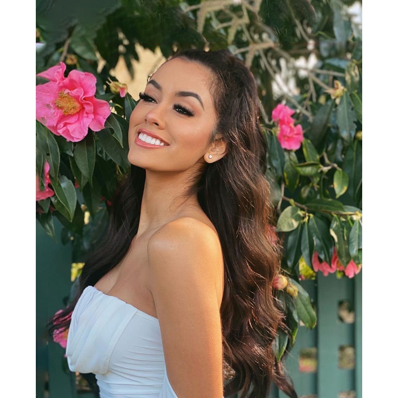 half up/half down #4 medium brown. 20″