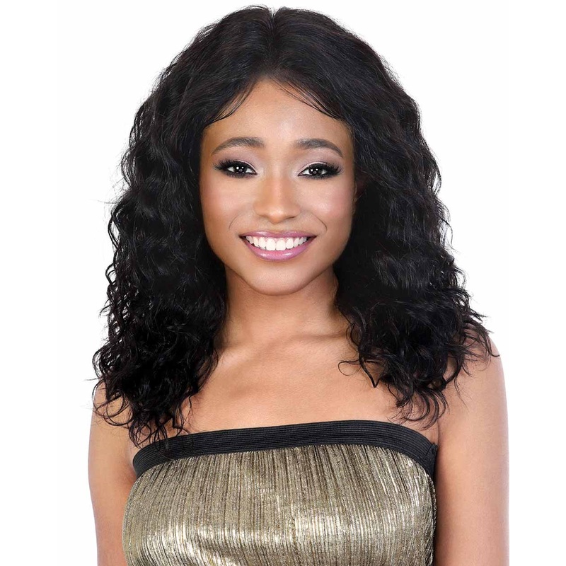 HL136 LW18 | Lace Front Human Hair Wig by Motown Tress Natural