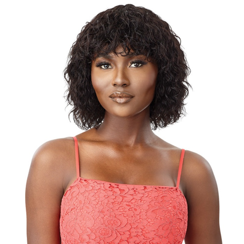 Outre Fab & Fly 100% Unprocessed Human Hair Full Cap Wig – MAYSIE NBLK