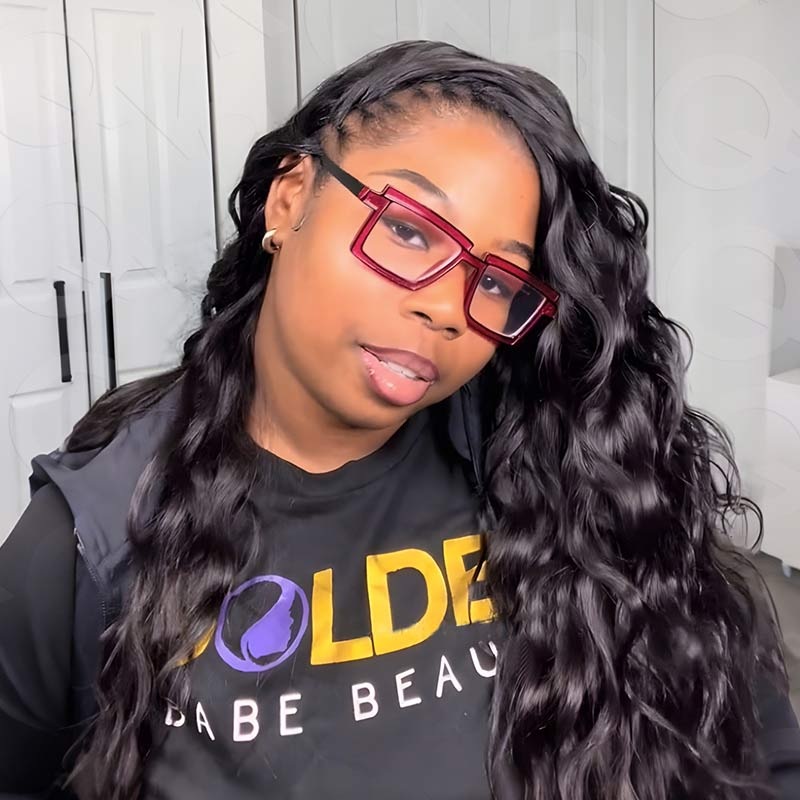 QVR Natural Black Body Wave Machine Made Feather Crochet Human Hair Extension Body Wave 3 Packs (Most People Choice) 14” (Sale)