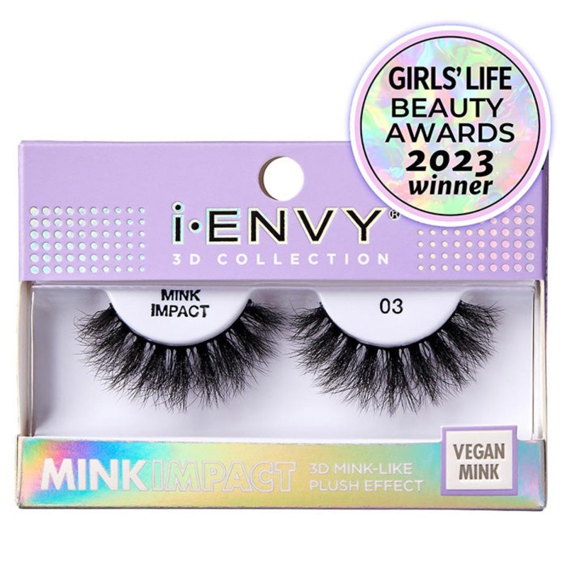 iENVY By Kiss 3D Collection Mink-Like Lashes – MINK IMPACT MIP03