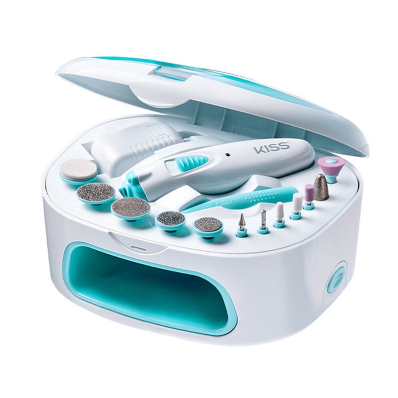 Kiss New York Power File x Nail Dryer – ALL IN ONE NAIL KIT NAIL DRYER