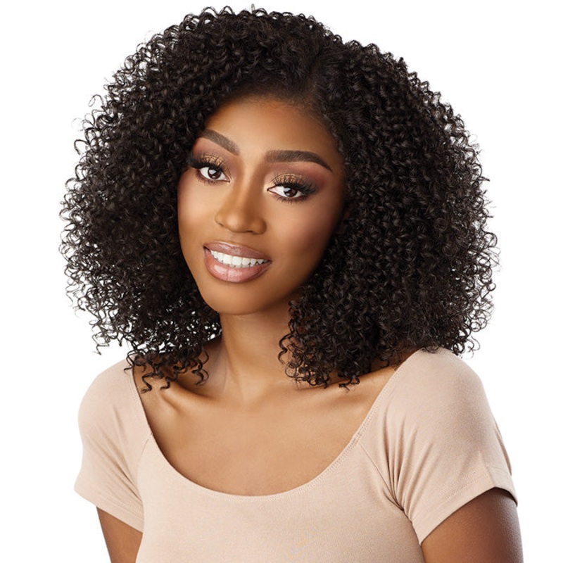 Sensationnel Curs Kinks & Co Glueless Kinky Edges 13×6 HD Lace Front Wig – 13×6 KINKY COILY 16″ 1