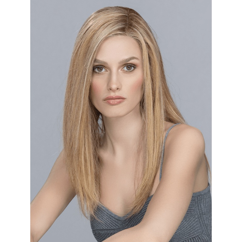 Superb Human Hair Topper by Ellen Wille Champagne Rooted