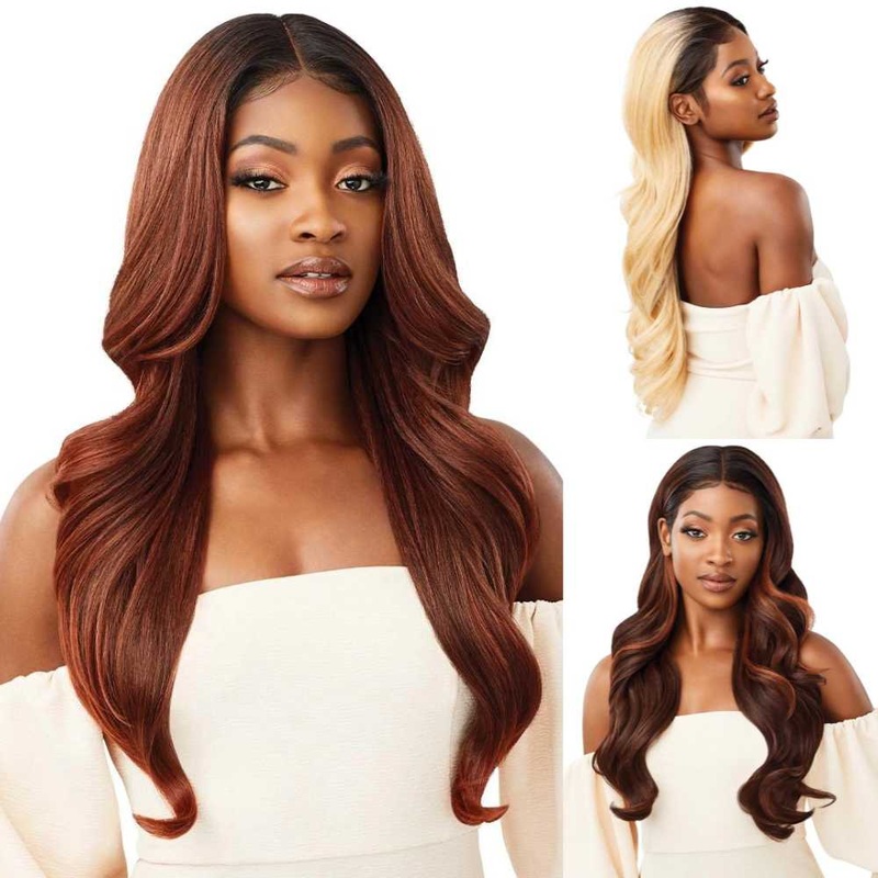 Outre Melted Hairline Synthetic Lace Front Wig – Seraphine 1 JET BLACK