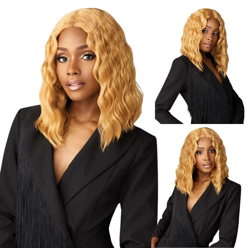 Sensationnel Butta Chic Bob Glueless HD Lace Wig – Lob Unit 6 1 JET BLACK