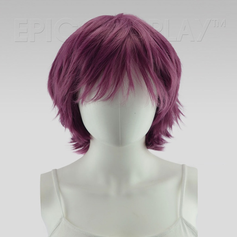Apollo – Dark Plum Purple Wig