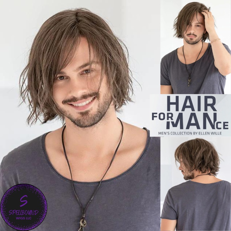 Brian – HairforMance Men’s Collection by Ellen Wille M5S | Medium to Dark Golden Brown