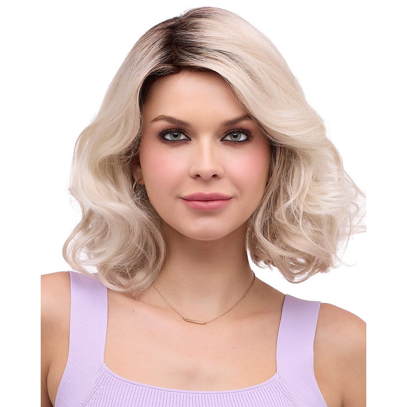 Brittaney (Exclusive) | Lace Front & Monofilament Synthetic Wig by Envy Chocolate Cherry