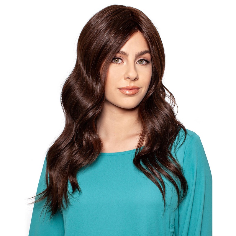 Natural Topper | Lace Front & Monofilament Top Remy Human Hair Wiglet by Wig Pro 1B