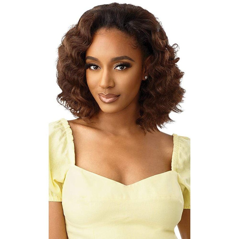 Outre Converti-Cap Synthetic Half Wig – Sway Soiree 1 JET BLACK