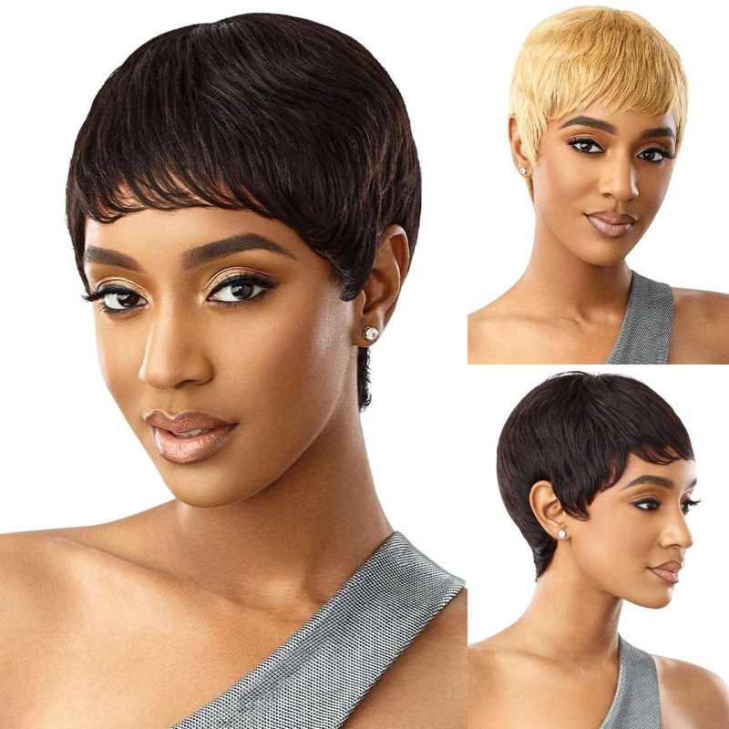 Outre Premium Duby 100% Human Hair Wig – Asula 1 JET BLACK