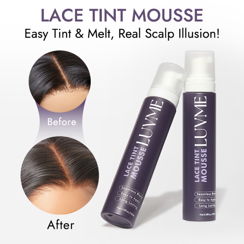 US Only – 1pc Dark Brown Lace Tint Mousse for Wig Melt | Add-on Item 3.38 fl.oz (Pack of 1)