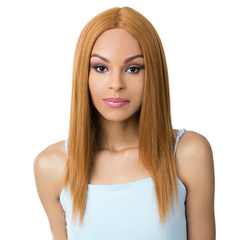Weave Wig Part Yaki 20 | Lace Part Synthetic Wig by It’s a Wig 1