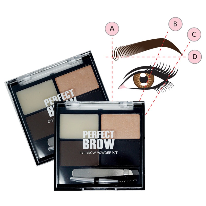 Magic Collection Perfect Brow Eyebrow Powder Kit POWDER KIT