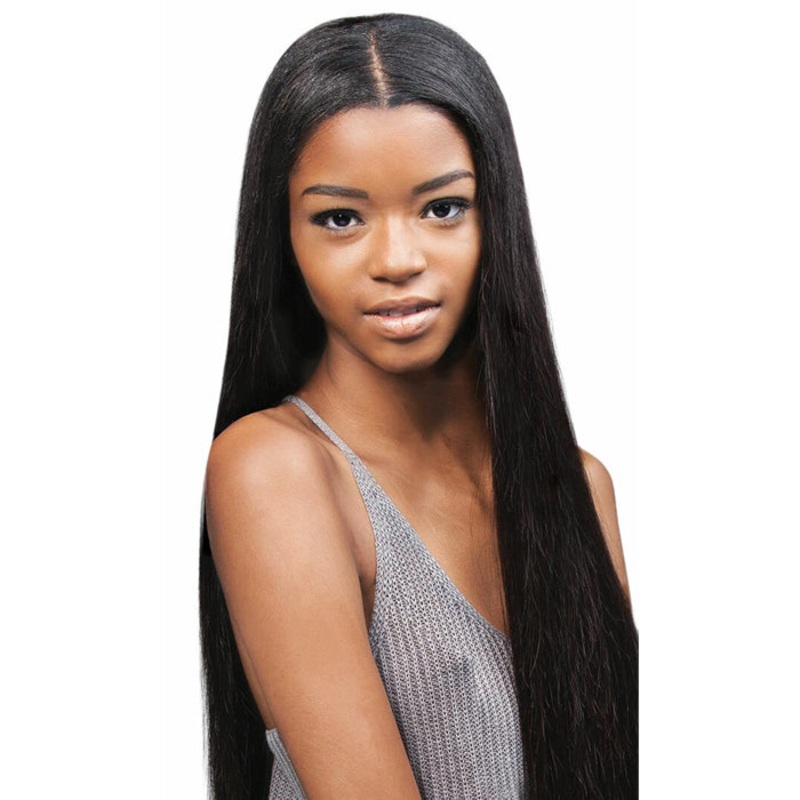 Outre Simply Perfect 7 100% Non-Processed Human Hair Weave – BRAZILIAN NATURAL STRAIGHT 14/16/18″ (One Pack Solution) NATURAL/BLACK