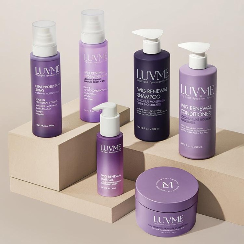 US Only | Wig Renewal Complete 6pcs Wig Care Set for Frizz-Free & Revitalized Hair, One Set Meets All Wig Care Demands 1 set