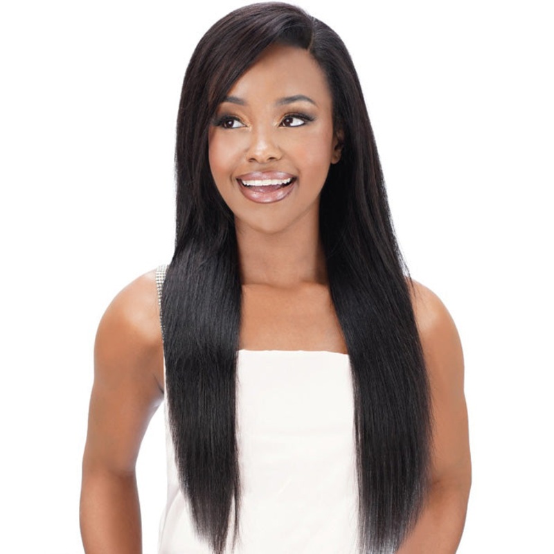 Zury Sis Brazilian Remy Glueless 100% Virgin Remy Human Hair 13×4 HD Lace Front Wig – EXL (EX.LONG) NATURAL
