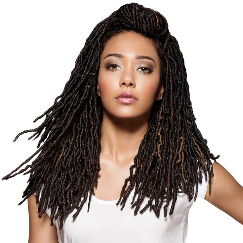 Bobbi Boss African Roots Collection Crochet Braid – NU LOCS 18″ 1