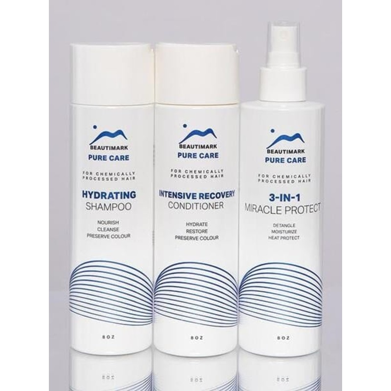 Human Hair Pure Care Kit by Beautimark, 3 Piece
