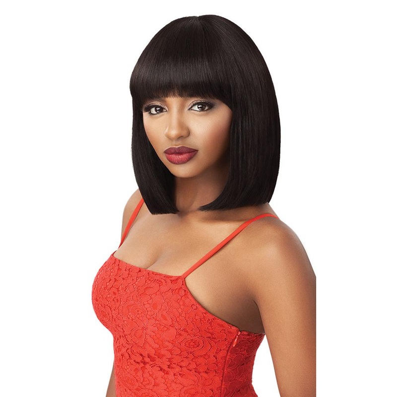 Outre Fab & Fly 100% Unprocessed Human Hair Wig – Misty NBLK